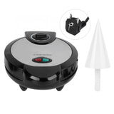 Electric Crispy Egg Roll Maker Sandwich Waffle Maker Pizza Pancake Crepe Baking Oven DIY Ice Cream Cone Machine EU Plug 220V CE