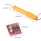 N20 Cylinder Electric Pen Full Metal Push Rod For Excavator Dump Truck Model 3D Printing Parts with Motor Drive Board