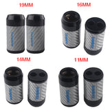 4pcs Hi-end Carbon Fiber Anti-interference Splitter HiFi Audio Speaker Cable 1 to 2 Point Splitter Ring