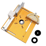 Router Table Insert Plate For Woodworking Benches Table Saw With Miter Gauge Guide Aluminium Profile Fence Sliding Brackets