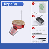 Soroya Wireless Hearing Aids  Mini CIC Invisible Heaing Aid Sound Amplifier Ear Hearing Portable