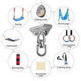 Ceiling Hook Hanging Chair Swing Spring 360° Rotatable Ceiling Hook 450KG Swing Suspension Hook For Punching Bag Yoga,Et