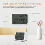 Zigbee 3.0 Tuya Temperature Humidity Sensor Light Intensity Detector Hygrometer Thermometer Smart Home Works With SmartLife APP