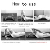 1pc Back Stretch Equipment Massager Massageador Magic Stretcher Fitness Lumbar Support Relaxation Spine Pain Relief Dropshipping