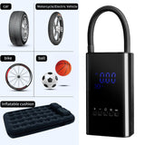 Portable Car Electrical Air Pump Wireless Tire Inflatable Pump Inflator Air Compressor Pump for Car Motorcycle Bicycle Ball F7P0