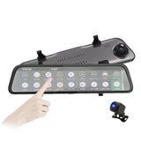 LAMJAD  S11Stream Media Rear Mirror Dash Cam 12 Inch IPS Touch Screen Car Dvr 2K Driving Recorder Dashcam Super Night Vision