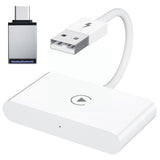 Wireless CarPlay Adapter For LPhone ,Wireless Auto Car Adapter Apple Wireless Carplay Dongle,Plug Play 5GHz WiFi Online Upd F2V2