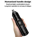 2023 New Cordless Electric Screwdriver Rechargeable Lithium Battery Mini Drill 3.7V Power Tools Set Household Maintenance Repair