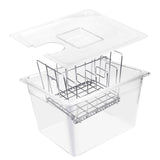 For Sous Vide Rack And 11L Sous Vide Cooker Containers Sets Detachable Dividers Separator For Immersion Circulators