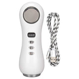 Skin Rejuvenation Machine RF Tightening Mutifunctional Hot Cold Facial Massager Double Head with USB Cable for Women for Home