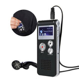 1 Set Portable LCD Screen 8GB Digital Voice Recorder Audio Recorder MP3 Player Telephone Dictaphone B7N5