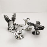 Cabinet Door Handle Nordic Style Rabbit Shape Cupboard Handles Drawer Pulls 4.9*3.5cm Drawer Handles Brass Furniture Hardware