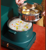 220V Household Electric Bread Toaster Automatic Mini 6L Electric Food Oven Multi Cooker Electric Steamers Breakfast Maker Baker