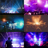 8 LED Spider Moving Head 40W RGBW Stage Lighting Beam DMX512 Disco Party DJ Light Glow Party Supplies Manual Pan