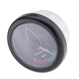 1 Set 52mm Yacht Marine Rudder Angle Indicator Gauge with Mating Sensor 0-190 ohm- Black  (12V/24V)