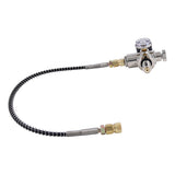 PCP Scuba Charging Valve Air Filling Station Refill Adapter 400Bar 6000Psi Gauge With M18X1.5 Or 7/8-14UNF Threads