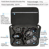DJI FPV Drone Portable Shoulder Case Durable Waterproof Resistant Fabric Protection Bag For DJI PFV Combo Drone Accessories