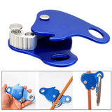 Red, Blue Practical Rope Grip Safety Outdoor Climbing Fall Prevention Easy Install Self Locking Protective Ascender