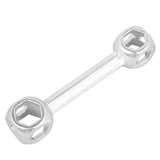Zinc Alloy Bone Wrench Multipurpose Hexagon Sleeve Tool Portable Repair Bicycle Riding Sleeve Hand Tool