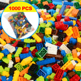 300/500/1000 Pieces DIY model Assembly Building Blocks Sets Creative Bricks Kids Educational Toys Children's Toys Blocks Gift