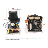 H.265 1080P Camera Module IMX307 Automatic Zoom Movement AF Module