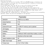 1080P Portable Night-Visions Device Day Night Use 1.54Inch Display Photo Taking Video Recording Infrared Digital Vedio Camera