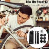 Portable Mountain Bike Tire Repair Tools Kit Glueless Patch Lever MTB Bicycle Flat Tyre Repair Tool Set