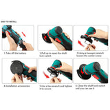 12V Mini Brushless Electric Angle Grinder Cordless Polishing Grinding Machine Diamond Cutting Electric DIY Power Tools