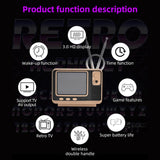Classic Retro Bookshelf TV Game Console Handheld Game Player for Boys Children Portable Video Game Consoles