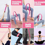 5 Pcs Set Magic Ring for Sports Home Fitness Yoga Circle Leg Arm Muscle Trainer Pilates Circle Exercise Workout Gym Bodybuilding