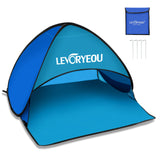 Multicolor Mini Beach Sun Shade Canopy Instant Outdoor Beach Tent Shelter with Carry Bag Camping Tent Sun Shelter