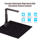 Portable Adjustable High Speed USB Book Image Document Camera Scanner 8 Mega-pixel High-Definition with OCR Function LED Light