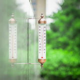 Outdoor Thermometer Wall Thermometer With Bronze Design Stylish Garden Thermometer Suitable For Garage Garden Wall Greenhouse