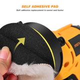 220V 3700rpm Electric Car Polisher Machine 700W Auto Polishing Machine Adjustable Speed Sanding Waxing Tools Car Accessories