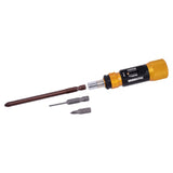 Y9RE Portable Torque Screwdriver 0.05-0.6Nm Tool Steel 1/4-inch Hex Bit Holder Adjustable Toruqe Screwdriver Lightweight