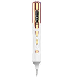 German Small White Spot Mole Pen Beauty Instrument Pen Miniature Spot Scanning Pen Tattoo Beauty Instrument Nine Gears With Blue
