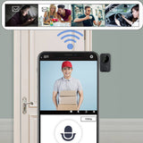 Tuya Smart Video Doorbell Wireless 480P HD Camera PIR Motion Detection IR Alarm Security Door Bell 2.4G WiFi Intercom VideoCall