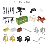Children's Weapon Building Blocks Black War Horse Bricks Middle Age Action Figures Land Force Blocks Knight Armor Toys Gifts