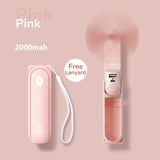 Handheld Fan Mini Fans Ventilador USB Rechargeable Fan Mini Fan Portable Silent Small Fan for Home Ventilador