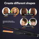 2 In 1 Hair Straightener Curler Short Hair Mini Hair Straightening Small Flat Iron Men Beard Straightening Thinnest Wool Curls