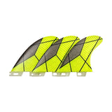 Surf Fins Double Tabs 2 Fins Double Tabs 2 Tri Fin Set Fiberglass Tri-Quad Fins Upsurf Surfboard Fins