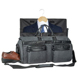 45L Carry-on Duffel Bag Large Travel Sports Business Bag Multiple Pockets Backpack Garment Suit Dress Bag with Shoe Compartment
