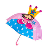 Cute Cartoon Kids Umbrella Animation Creative Long-Handled 3D Ear Modeling Children's Umbrella For Boys Girls 8K Sunshade