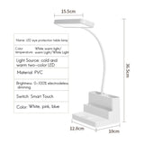LED Table Lamp For Children Pen Storage Eye Protection Stepless Dimming Desk Lamp Study Student Lamp Office