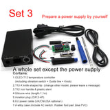 T12 STC-OLED soldering Station iron DIY parts kits T12-952 Digital Temperature Controller Soldering iron with Metal case