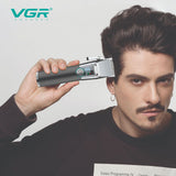 Professional Electirc lithium Ion hair trimmer for men powerful beard hair clipper wet dry hair cutting machine adjustable