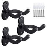 3 Pack Guitar Wall Hanger,Guitar-Shaped Metal Guitar Wall Mount with Screws,for Acoustic Electric Bass Classical Guitar