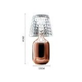 Classic table lamp LED Creative studio Valentina Bedroom Restaurant iron table lamp Nordic Simple Colourful crystal table lamps