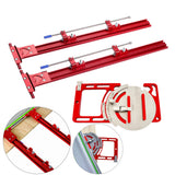 Woodworking Parallel Rail Guide System and Electric Circular Saw Guide Rail Angle Adjusting Tool for Engraving Machine Cutting