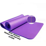 High density Yoga Mat Anti-skid Sports 8MM Thick Comfort soft Fitness mat for Exercise, Yoga, and Pilates Gymnastics mat